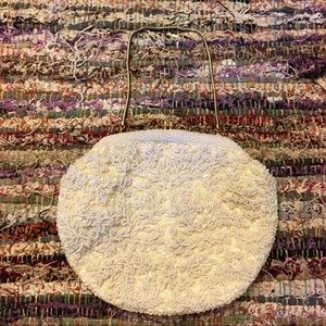 La Regale Ltd vintage cream beaded clutch